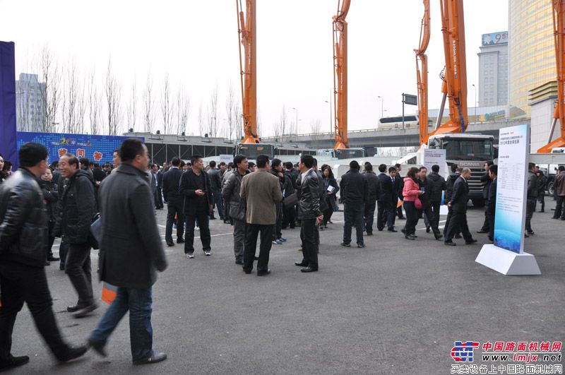 3月4日，中联重科混凝土机械2012全球巡展合沈阳站现场