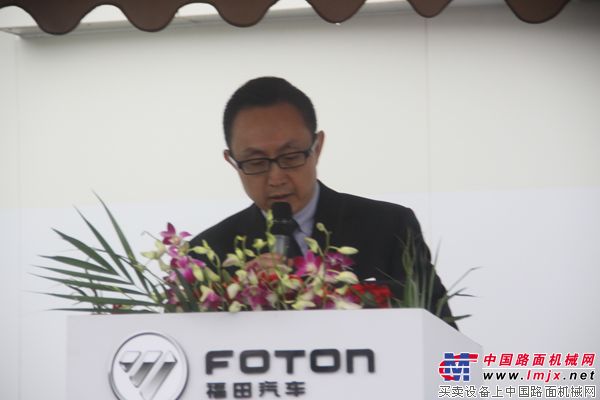 奔驰卡车中国区高级经理秦涛