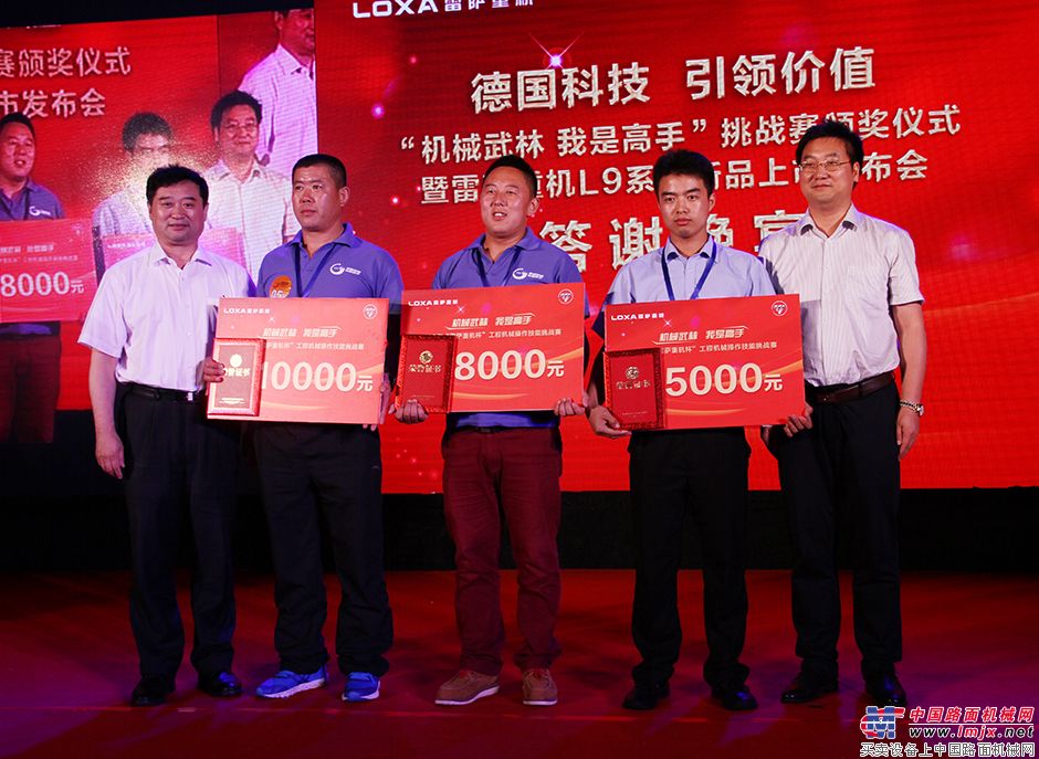 “雷萨重机杯”工程机械行业操作手技能大赛济南站获胜者