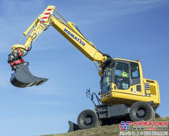 小松PW148-10轮式挖掘机：节能环保 作业效率高