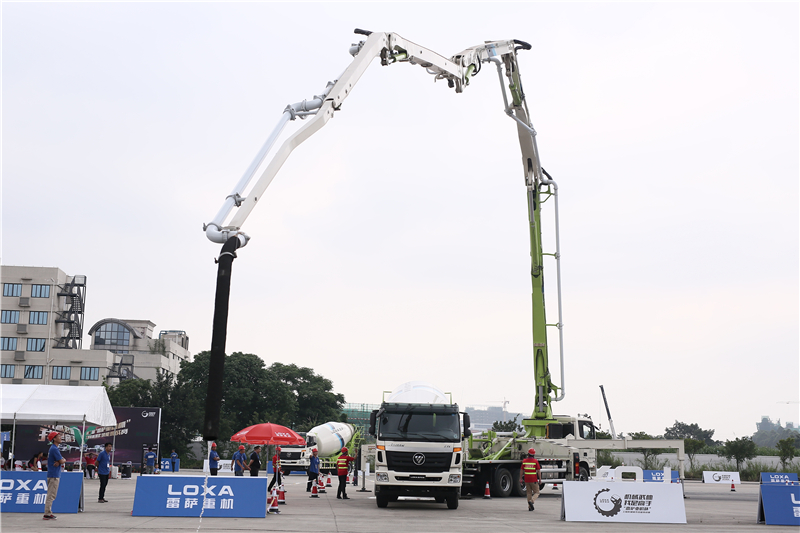 L9泵车“精准打靶”