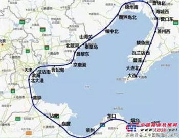 串联28沿海城市环渤海高铁规划图