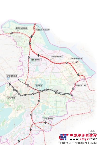 苏州同时建五条铁路 每个县市都将有火车站