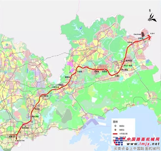 1345亿,深圳地铁12,13,14,16号线及6号支线同时开工