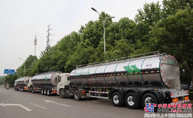 凌宇鲜奶罐车批量发往西北，独创技术为食品安全保驾护航