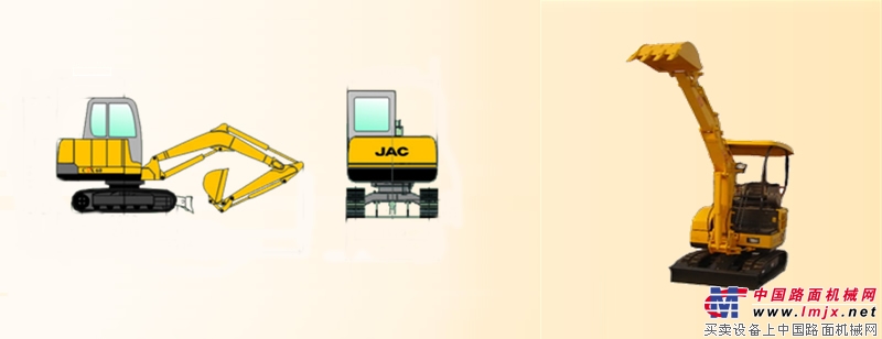 JAC挖掘机 整机图集