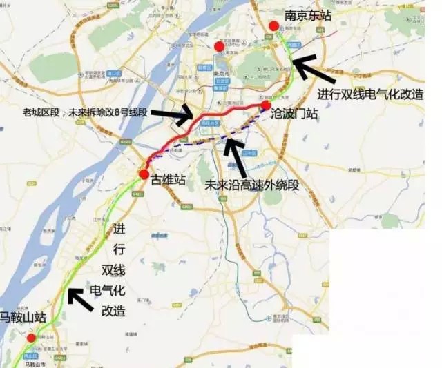 重磅利好！宁芜铁路外绕方案基本敲定！横穿南京主城的宁芜铁路改造年内开工