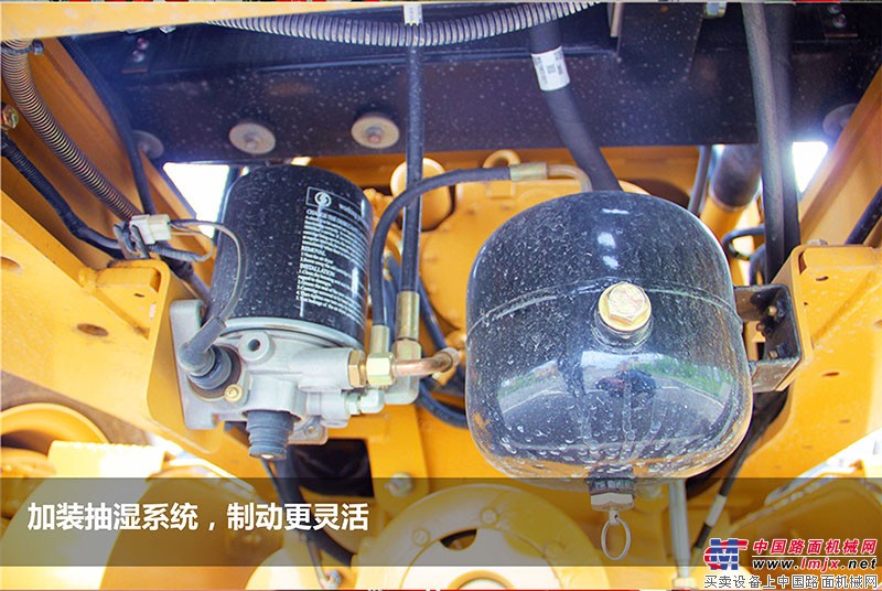 加装的抽湿系统，确保制动更加灵活