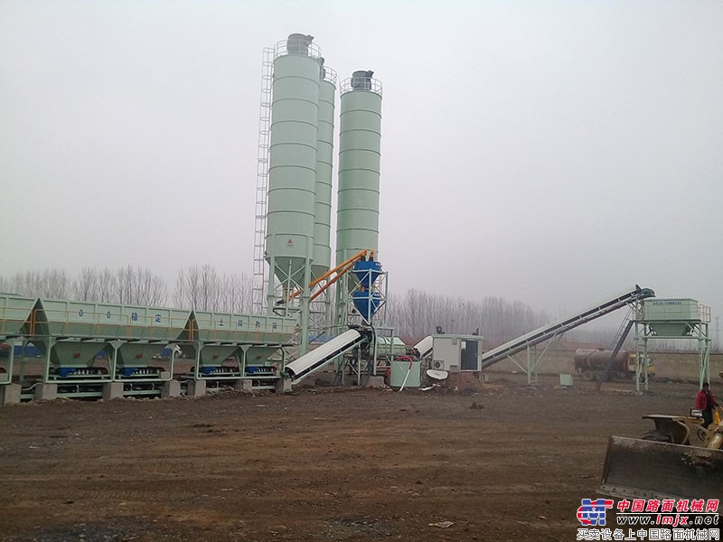 方圆WBZ400-D(B)电脑计量变频调速稳定土拌和站