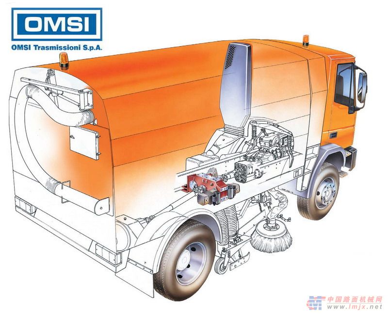 供应机械液压复合传动箱扫路车分动箱 OMSI_