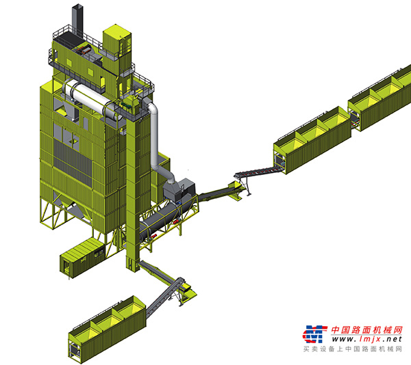 林泰阁csm5000集装箱式沥青混凝土搅拌站