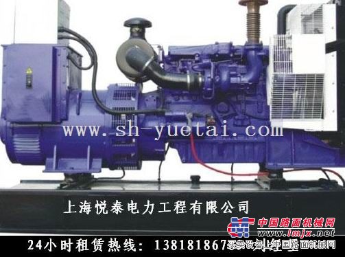 出租靜音型柴油發電機組10-2000KW，上海悅泰電力