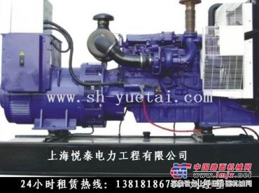 出租静音型柴油发电机组10-2000KW，上海悦泰电力