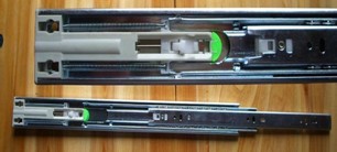 FX3045三节钢珠阻尼滑轨（缓冲滑轨）