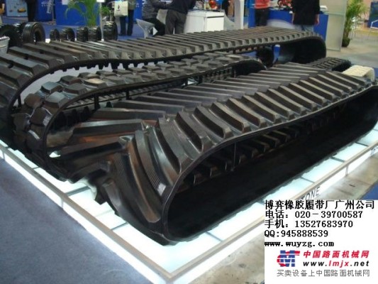 供应:上海橡胶履带板，供应橡胶履带块