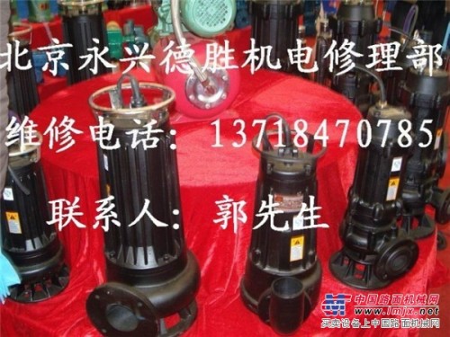 北京管道泵維修多級泵維修汙水泵維修