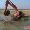 安徽芜湖出租水陆两栖挖掘机加长臂挖掘机