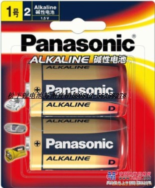 松下Panasonic碱性大号电池LR20