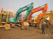 上海二手挖掘機行情二手日立小鬆現代挖掘機專業銷售