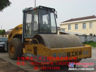 供应广州二手厦工压路机推荐，韶关二手厦工震动压路机行情