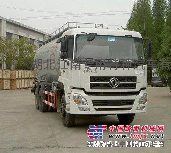 供应东风天龙后双桥粉粒物料运输车