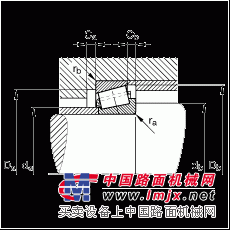 圆锥滚子轴承 32028-X, 根据 DIN ISO 355 / DIN 720 标准的主要尺寸，可分离，调节或成对