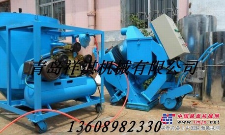 混凝土水泥路面抛丸机路面清理设备