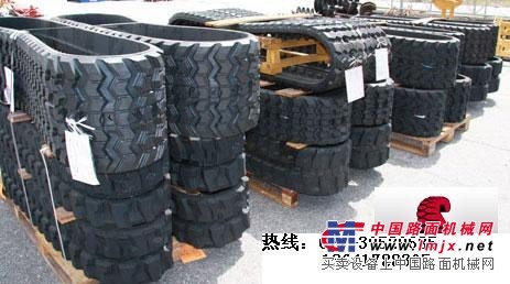 大宇挖土机橡胶履带板 大宇钩机橡胶块 橡胶链板