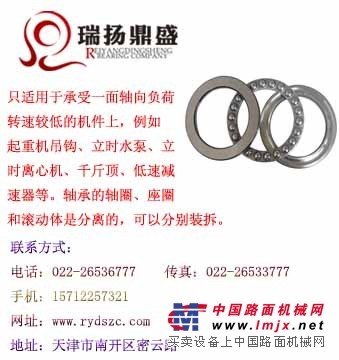 上海推力球轴承现货批发