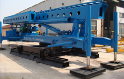 供應6噸柴油錘打樁機 配導杆式、筒式柴油打樁錘打預製樁