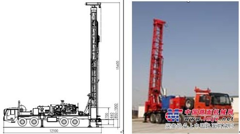 供应滨州钻机新型600mBZC-600车载式水井钻机