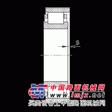 圆柱滚子轴承 N334-E-M1, 根据 DIN 5412-1 标准的主要尺寸, 非定位轴承, 可分离, 带保持架