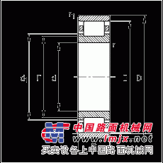 圆柱滚子轴承 N334-E-M1, 根据 DIN 5412-1 标准的主要尺寸, 非定位轴承, 可分离, 带保持架