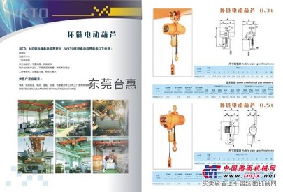 WKTO电动葫芦0.3吨/0.5吨 