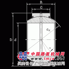 INA 关节轴承 GE90-FO-2RS, 根据 DIN ISO 12 240-1 标准, 需维护,两侧唇密封