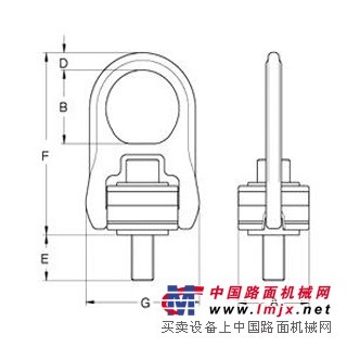 旋转吊环螺丝