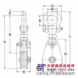 供应卸扣型滑车