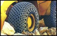 供应采矿车轮胎保护链 工程机车轮胎保护链