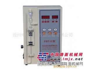 供应FBT-5全自动勃士比表面积测定仪（中德伟业）