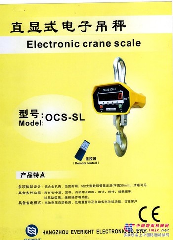 供应直显式电子吊秤