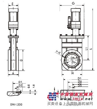 供应气动超高真空插板阀