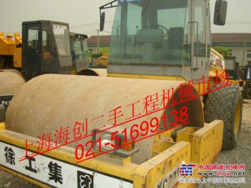 西藏二手压路机市场行情-二手徐工22吨振动压路机