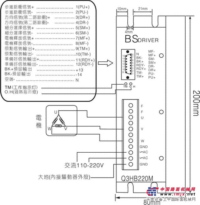 Q3HB220M步进电机驱动器