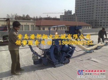 船泊甲板专用表面清理抛丸机青岛潘邦铸机