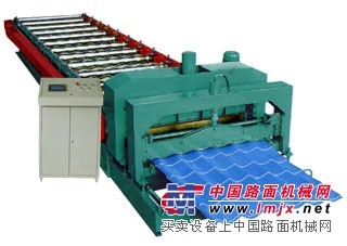 供应仿古琉璃瓦型压瓦机 
