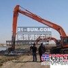 上海挖掘机出租土方外运-马路破碎