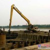 提供南通18-25米加长臂挖掘机出租专业河道清理