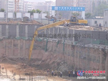 高铁修建用挖机长臂  