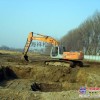 出租上海嘉定区挖掘机出租日立55挖掘机出租管线开挖