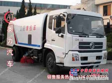水泥厂用什么车 推荐东风天锦多功能扫地车